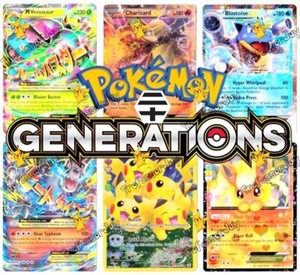 Pokémon Go XY Générations Ex Ultra Rare Holo Promo Paquet Frais Pré GX V TCG