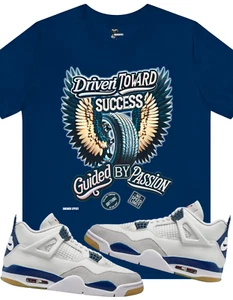 SNEAKER EFFECT TEE SHIRT Passend zu Nike SB x Air Jordan 4 'Navy' - Bild 1 von 3