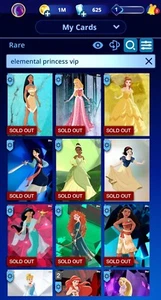 Topps Disney Collect 2021 VIP, Elemental Princess, full set 12  monthly cards - Picture 1 of 2