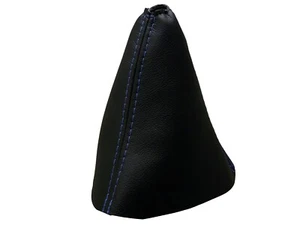 Hellblau Faden Echtleder Schaltmanschette Schaltsack Für CITROEN C5 (2001-2008) - Picture 1 of 1