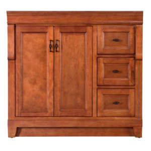 Bathroom Vanity Cabinet Single 1 Sink 2 Door Drawers Organizer Storage Wood 36" - Picture 1 of 12