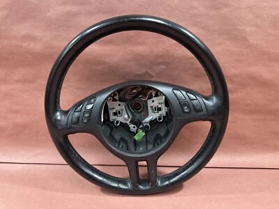 Многофункциональный спортивный руль BMW E46 330CI черная кожа от оригинального производителя 101 000 миль - Изображение 1 из 4