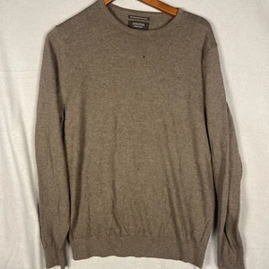 Nordstrom Men’s Merino Wool Sweater V Neck Gray READ - Picture 1 of 7