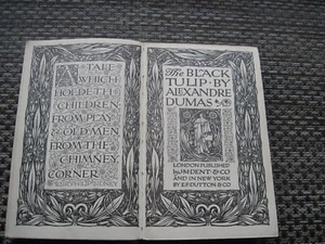 Black Tulip Alexandre Dumas Everymans 1906 Hardback Book - Picture 1 of 8
