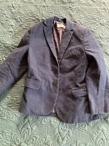 H & M boys navy suit jacket blazer size6-7 - Picture 1 of 4
