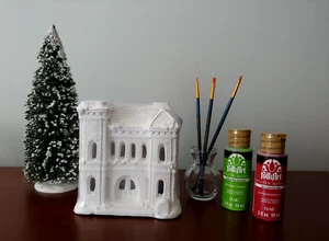California Creations POST OFFICE SE185 Ready To Paint Christmas Holiday Village - Bild 1 von 11