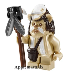 NEW LEGO Star Wars 10236 Ewok Village LOGRAY EWOK Minifigure Figure with Staff - Picture 1 of 1
