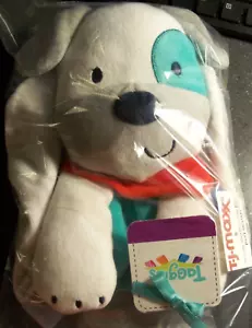 Taggies Buddy cane morbido peluche sonaglio bambino attività sensoriale giocattolo Lovey - Foto 1 di 9