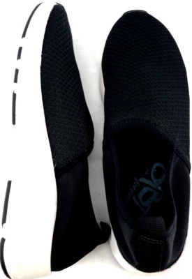 Zapatillas deportivas OTBT Forever Royce elásticas negras blancas para mujer 8 M Foto 1 de 4