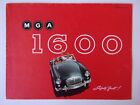 MG MGA 1600 orig 1959 UK Mkt Sales Brochure