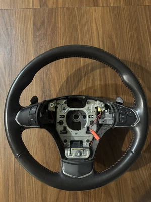 C6 Corvette 2012 volante de cuero con costuras rojas Foto 1 de 4