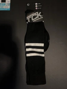 TCK Dugout, Athletic Baseball, Softball, Football  Striped Long Knee High Socks - Picture 1 of 3