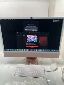 Apple 2021 iMac 24" Retina 4.5K M1 8C GPU 7C 8GB 256GB SSD, Pink - Full (41379) - Bild 1 von 5