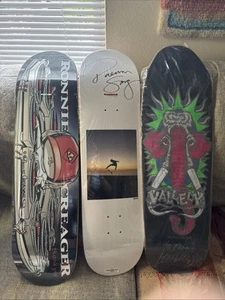 Skateboard Decks *Signed* Mike V, Ronnie Creager, Daewon Song - Picture 1 of 13