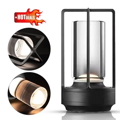 LED Table Lamp Dimmable Desk Lamp Outdoor Camping Lantern Dimmable Night Light - Image 1 of 4