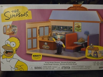 Jakks Pacific Krusty Burger Play set The Simpsons Exclusive Krusty the clown 2.5 - Image 1 of 2