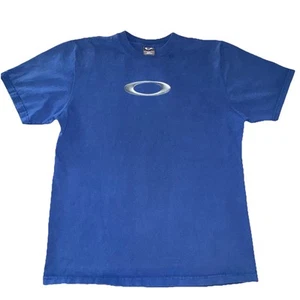 Vintage Oakley Center Logo T Herren XL 90s Y2K Big O Logo Software Rare Skull Back - Bild 1 von 18