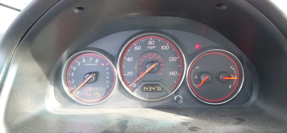 2004 Civic OE 速度计集群 151K 英里本田 — 第 1/4 张图片