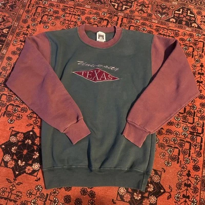 Vintage 80s 90s University of Texas Sweatshirt Unisex Medium Made in USA - Imagem 1 de 4