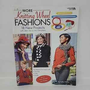 More Knitting Wheel Fashions Paperback Leisure Arts Craft Book - Foto 1 di 3