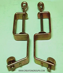 2 pinces de table pour ruban Brother 4,5 mm KR830 KR838 KR850 KR710 KR900E - Photo 1/2