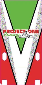 PROJECT ONE STYLE HONDA ENGINE STICKER - KARTING - Picture 1 of 1