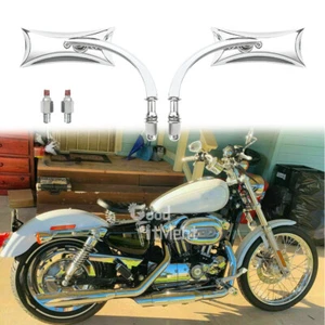 For Harley Road King Touring XL 883 SPORTSTER New Chrome Rear View Side Mirror - Bild 1 von 17