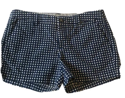Женские черные/белые шорты Merona в горошек 100% хлопок размер 8 - Изображение 1 из 4