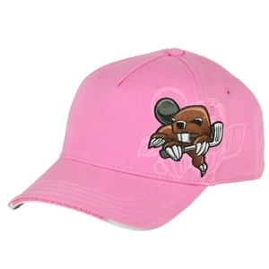 Beaver Golf Structured Fit Adjustable Twill Cap by Pukka - Pink - Picture 1 of 1