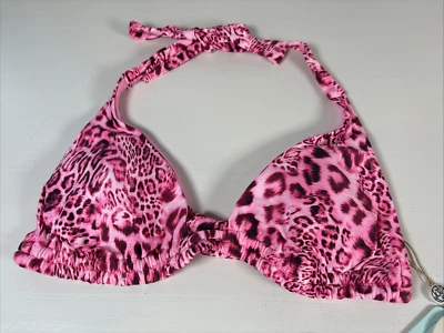 Luli Fama Wild Thing Triangle Halter Top Size Medium - Image 1 of 4