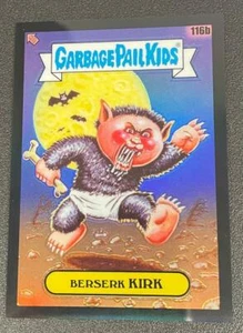 2020 Garbage Pail Kids Chrome Series 3 Berserk Kirk 116b Black Refractor 37/99 - Picture 1 of 2