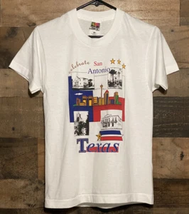 1994 Celebrate San Antonio Texas T-Shirt Youth Large Alamo Vintage - Picture 1 of 1