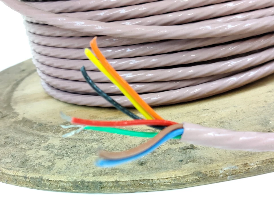 Multicondutor (7x8) 600V 50 pés 16 AWG compare estilo 20230A Belden 5306FE - Imagem 1 de 4