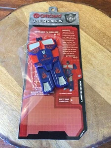 Transformers Optimus Prime Target Gift Card 2007 Expired No Value Open - Picture 1 of 2