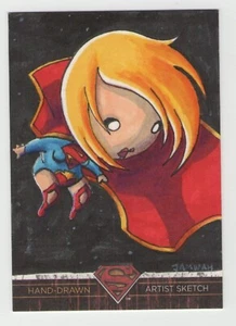 DC Comics Superman: The Legend Sketch Card by Jamie Roberts JAMWAH - Cryptozoic - Picture 1 of 1
