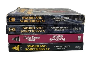 Marion Zimmer Bradley Sword & Sorceress Lot Of 4 Fiction Books Paperback - Picture 1 of 10