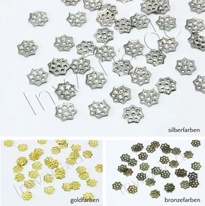 Gorros de Perlas Ø 6mm 100 Piezas Mini Gorras Beadcap Tapas Cuentas Extremo,S101 - Imagen 1 de 4