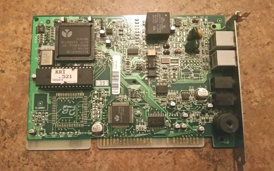 EPC-TM132202 VER 3 ISA Modem Card ASIC# RCV336ACF/SP R6749-21 Year 1997 - Image 1 of 1