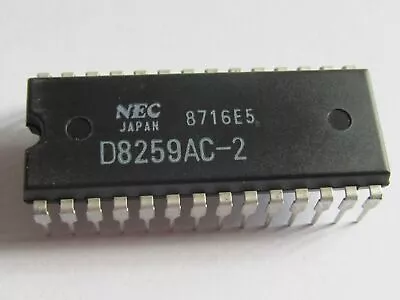 2 Stück - UPD8259AC-2 NEC DIP28 Programmable Interrupt Controler D8259AC-2  - Image 1 of 2