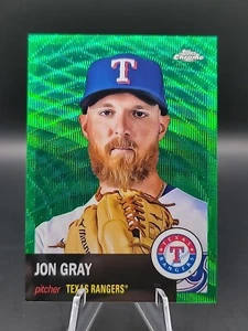 🔥2022 Topps Chrome Platinum Jon Gray Green Wave Refractor #/99 No.274🔥 - Picture 1 of 3