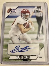 2021 Leaf Pro Set College Auto White Slade Bolden #PS-SB1 Auto Alabama