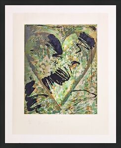 JIM DINE "CALLED BY SAKE" 1993 | SIGNED WOODCUT COLLAGRAPH ENGRAVING ON PAPER
