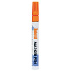 Pack Of 3 Ambersil Orange Acrylic Paint Marker Pen 3mm Fibre Nib 20383