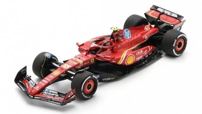 Modell Auto Statisch Looksmart Ferrari SF-24 N.55 Sainz Monaco Gp 2024 1/18 - Bild 1 von 4