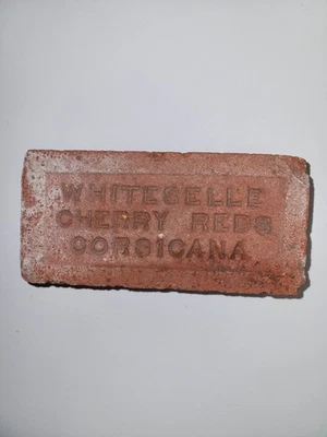 Ladrillo Vintage - Whiteselle Cherry Reds Inscripción Corsicana Foto 1 de 4
