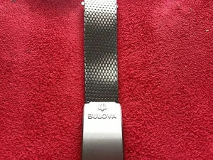 Bulova Marken Edelstahl Milanaise Uhrenarmband gebogene Enden - Bild 1 von 10
