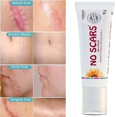 TOUQUE Narbencreme für OP-Narbe, Kaiserschnitt, Dehnungsstreifen, Keloidnarbe,...