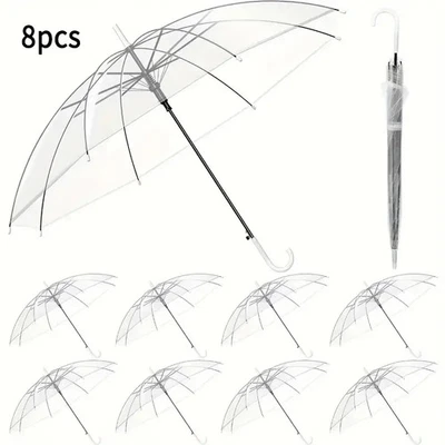 8 Ombrelli da pioggia eleganti. - Immagine 1 di 3
