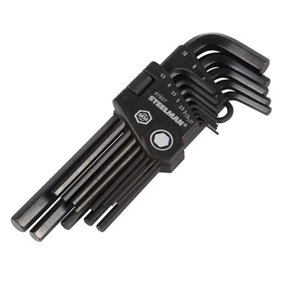 Steelman 13 Piece Long Arm Hex Key Allen Wrench Set Metric 41937 - Image 1 of 4