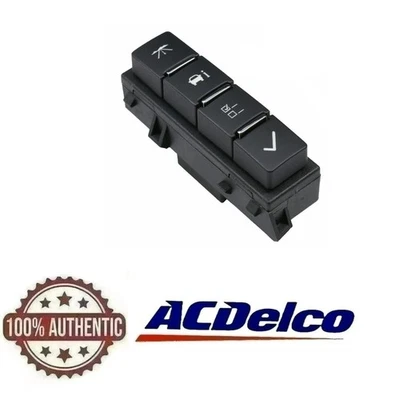 Interruptor de centro de información al conductor negro 07-11 GM 15947841 OEM NUEVO Foto 1 de 2